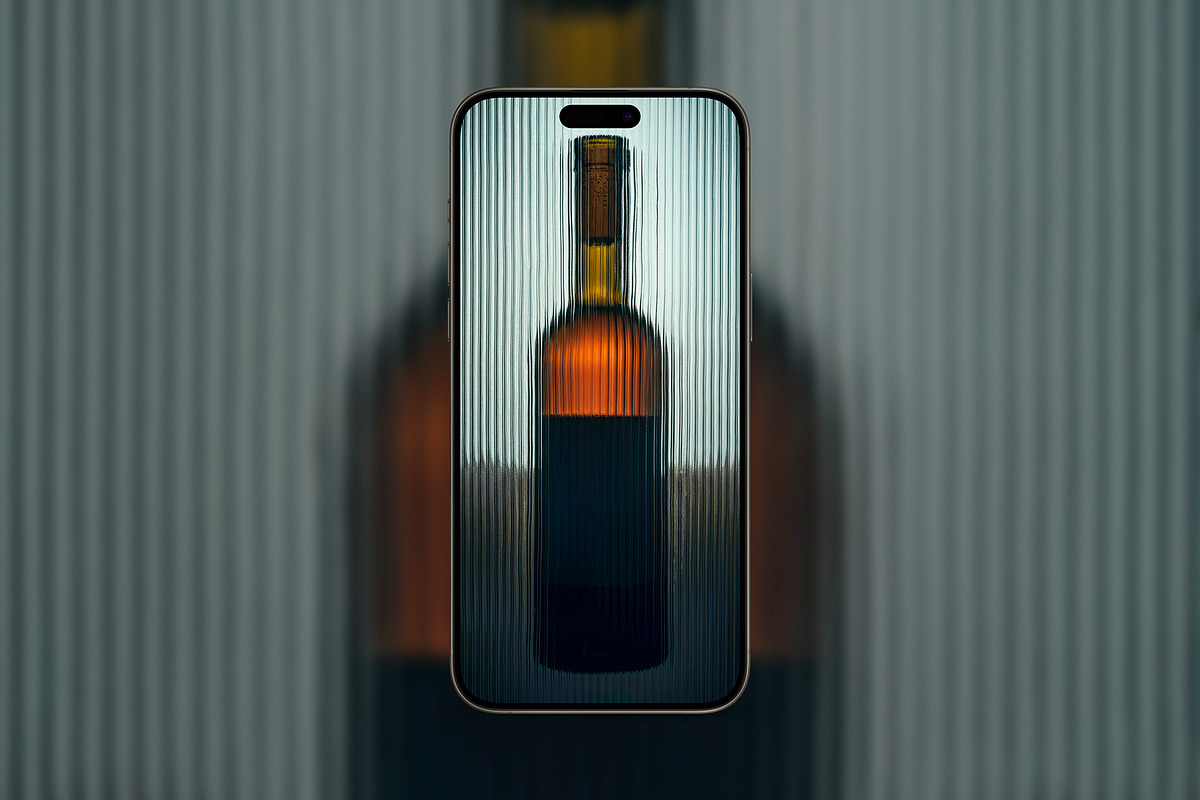 Glass Phone Wallpapers Pack, a Wallpaper Graphic by Nazar Hrabovyi (Photo 9 of 10)