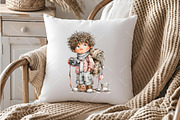 Whimsical Summer Boy Clipart, an Illustration by OK Design (Thumbnail 5 of 6)