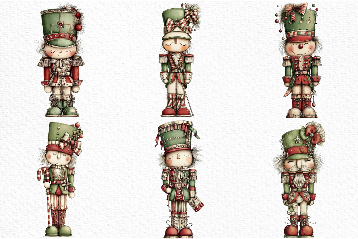 Whimsical Nutcracker Clipart, an Illustration by Craft Nest (Photo 5 of 6)