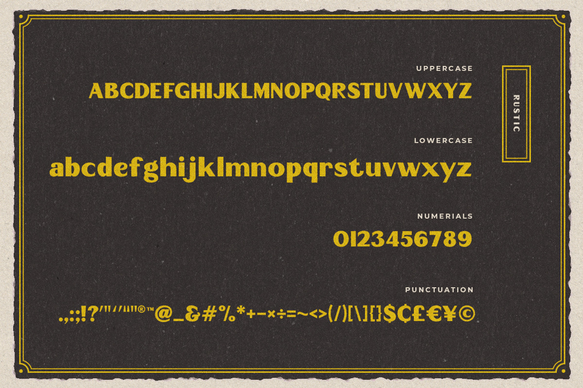 Goodman - Retro Vintage Typeface, a Sans Serif Font by uyo66 (Photo 3 of 11)