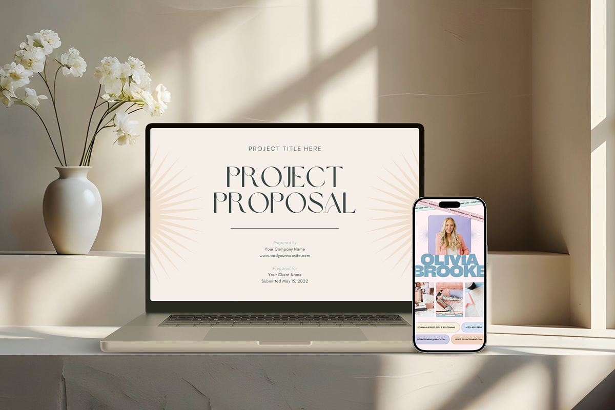 Canva Device Mockup Template, a Device Mockup by Creatif Foundry (Photo 5 of 9)