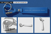 Keyring with Carabiner Mockup, an Advertising Mockup by SD Mockup (Thumbnail 3 of 3)