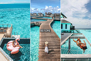 6 Summer Beach Lightroom presets, a Preset Add-On by Presets by Yevhen (Thumbnail 2 of 10)