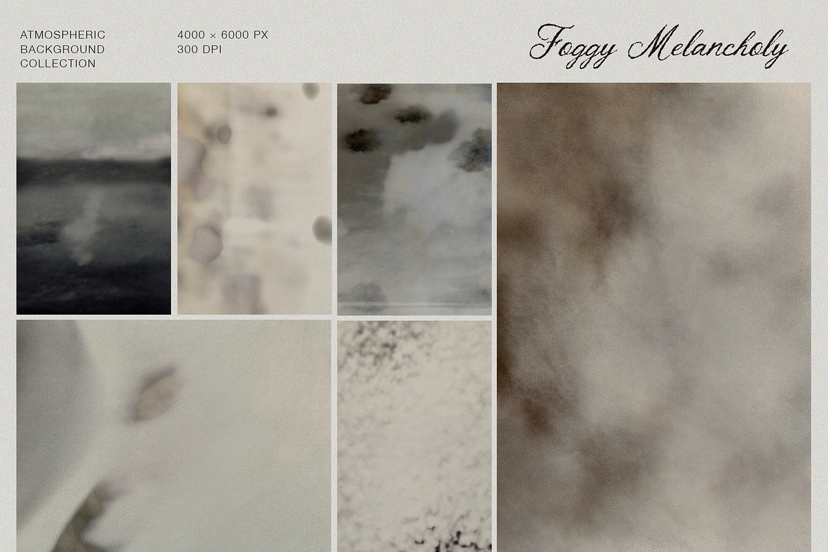 Atmospheric Textured Backgrounds, a Background Graphic by Eva Gentle (Photo 3 of 11)