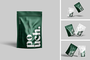 High Quality Pouch Packaging Mockup