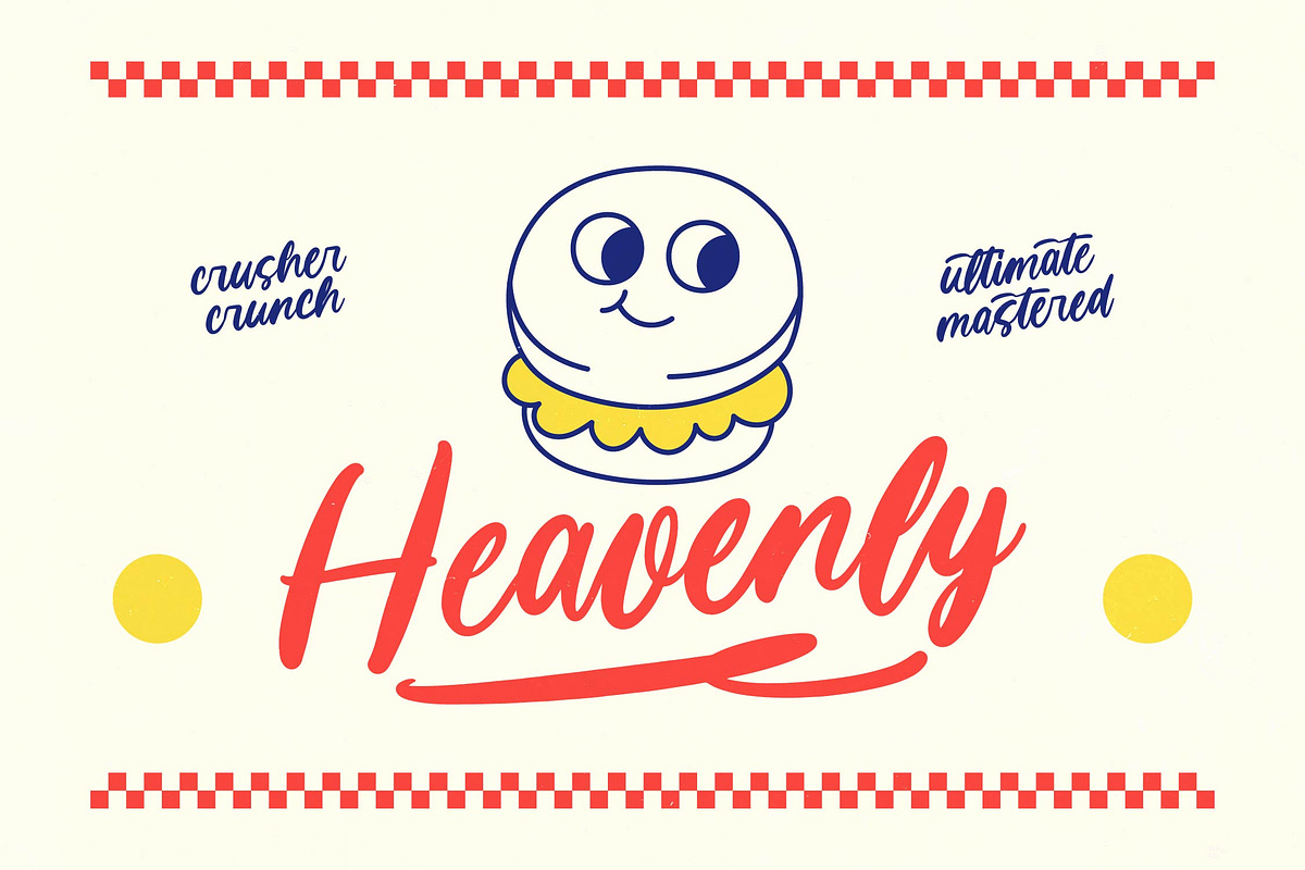 Monday Chitrus Bold Handwritten, a Script Font by Letterena Studios Script (Photo 6 of 20)