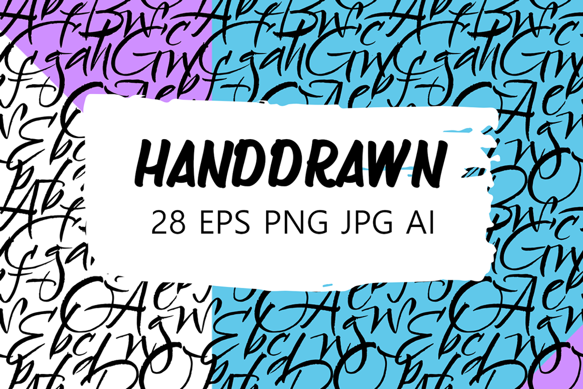 28 Handmade Seamless Patterns, a Background Graphic by ms Julia Nova (Photo 3 of 6)