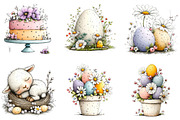 Easter Clipart Violet Easter, an Illustration by Sublimation Artist (Thumbnail 5 of 7)