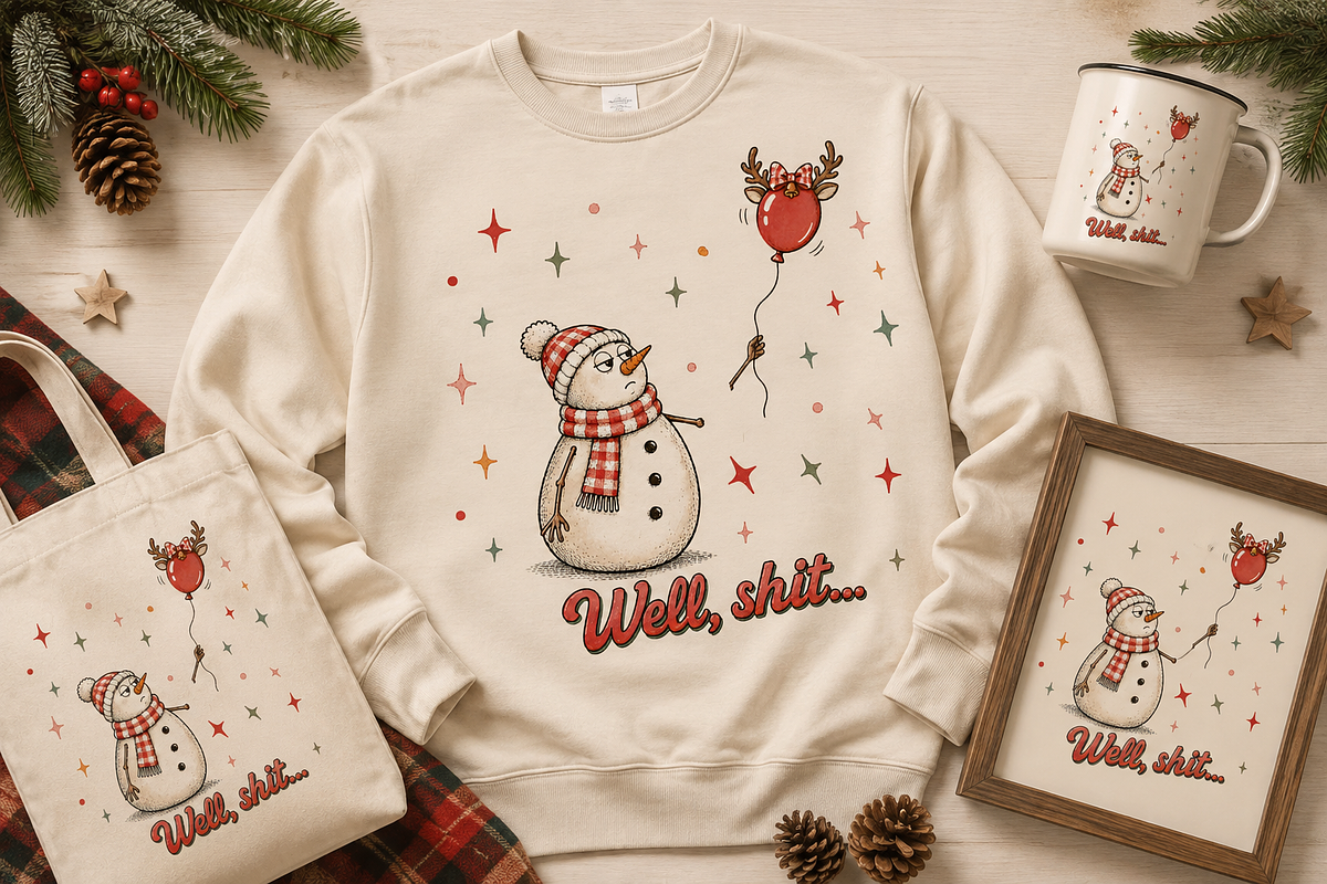 Funny Retro Vintage Christmas Bundle, an Object Graphic by Daisy Design (Photo 10 of 19)