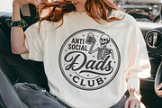 Anti Social Dads Club SVG, a Seasonal Illustration by Rose Art (Thumbnail 6 of 8)