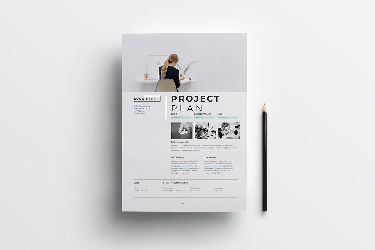 Proposal Bundle | MS Word & Indesign, a Stationery Template by obayes (Photo 7 of 16)