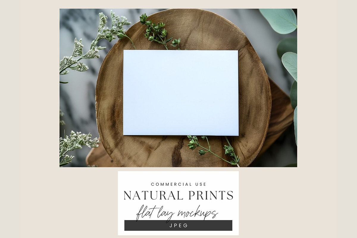 Natural Flat Lay Mockups Bundle, a Decorative Illustration by illuztrate (Photo 13 of 15)