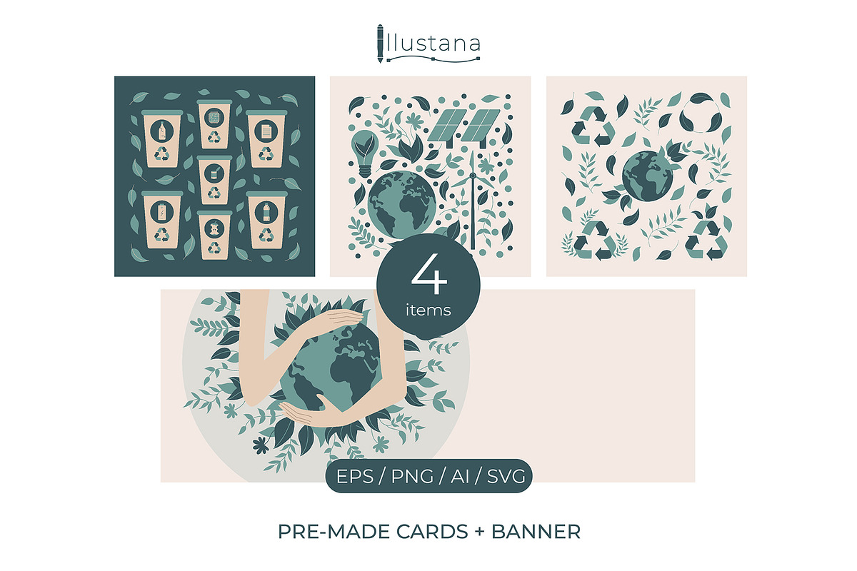 Environmental Clipart Set, an Object Illustration by Illustana (Photo 8 of 17)