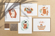 Baby Rabbit Illustrations Set, an Animal Illustration by OxanaTally (Thumbnail 7 of 13)