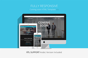 Responsive Coming Soon Website HTML, a Bootstrap Template by Pixel Strawberry
