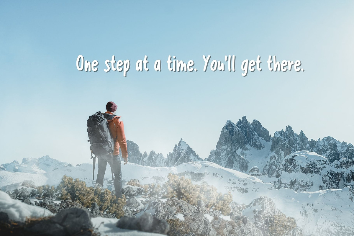 Just do it, a Handwritten Font by Brown Cupple (Photo 2 of 5)