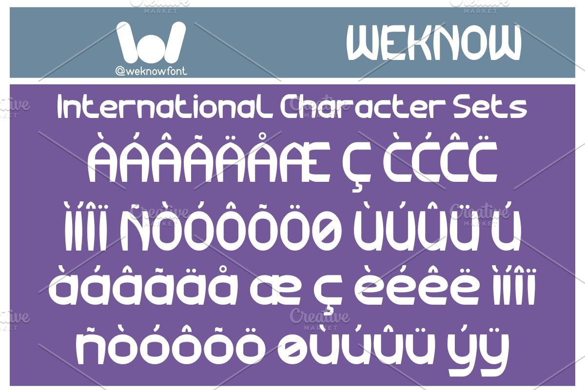Big Foot font, a Font by weknow (Photo 8 of 8)