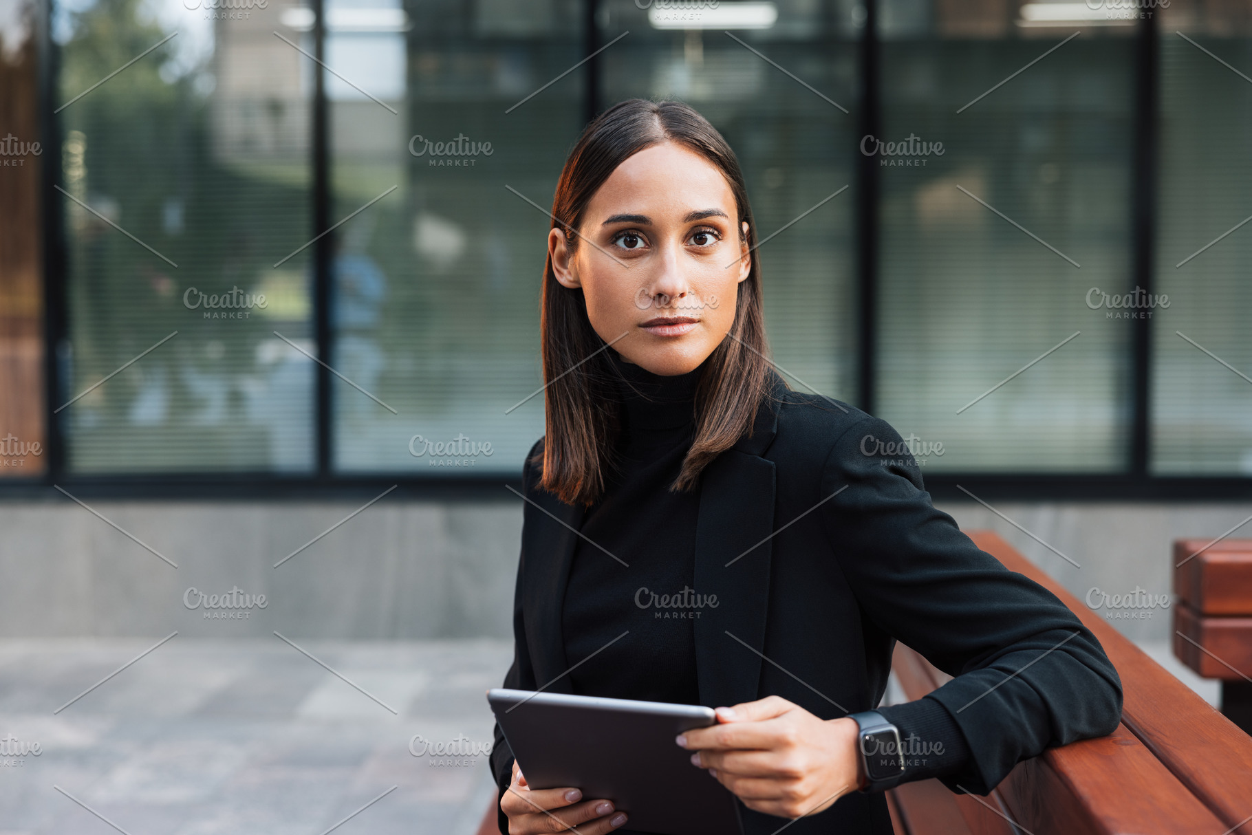 Portrait of a young brunette, a Business Photo by Artem Varnitsin