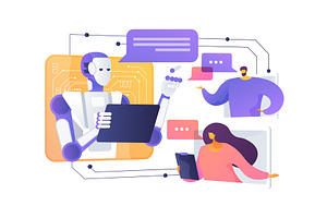 AI-Streamlined Stakeholder, a Technology Illustration by Visual Generation