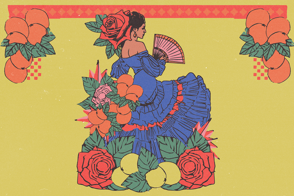 FIESTA DEL SOL, a Decorative Illustration by Kukla Studio (Photo 6 of 7)