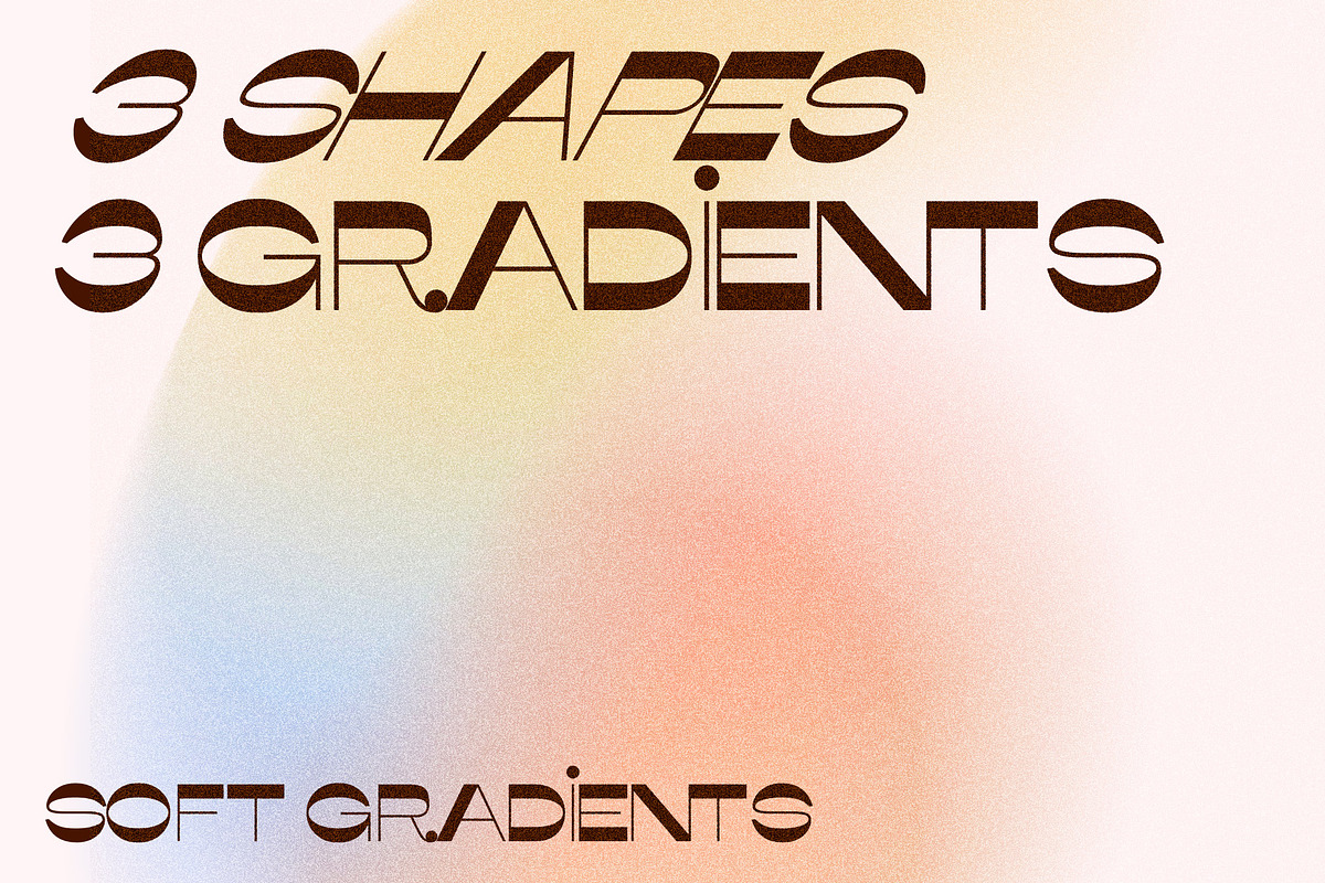 3 Gradient Shape Textures Vintage, an Object Graphic by Bolderaja1 Studio (Photo 1 of 7)