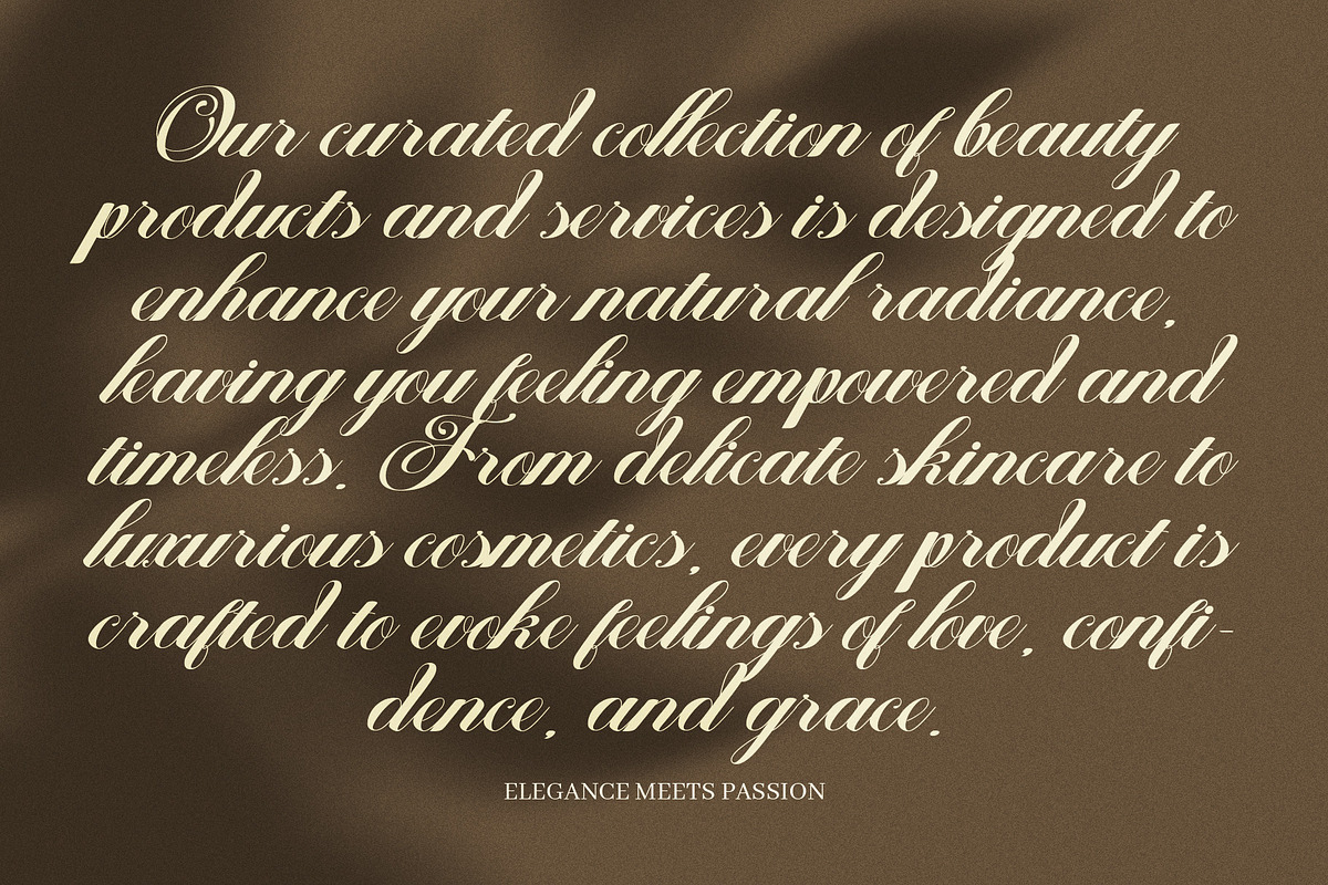 Mastery Elegant Script Font, a Script Font by Elegant Font (Photo 2 of 8)