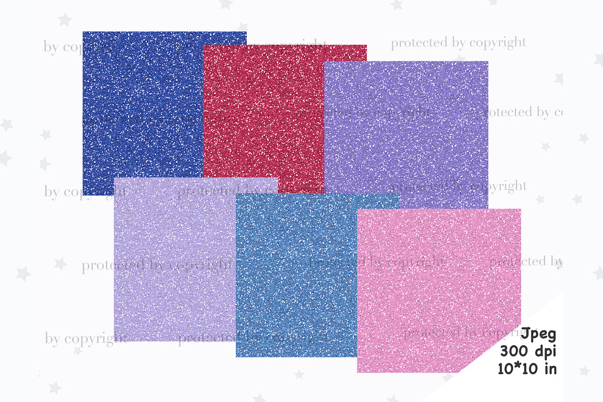 Glitter Digital Ornament, a Pattern Graphic by GlamArtZhanna (Photo 2 of 3)