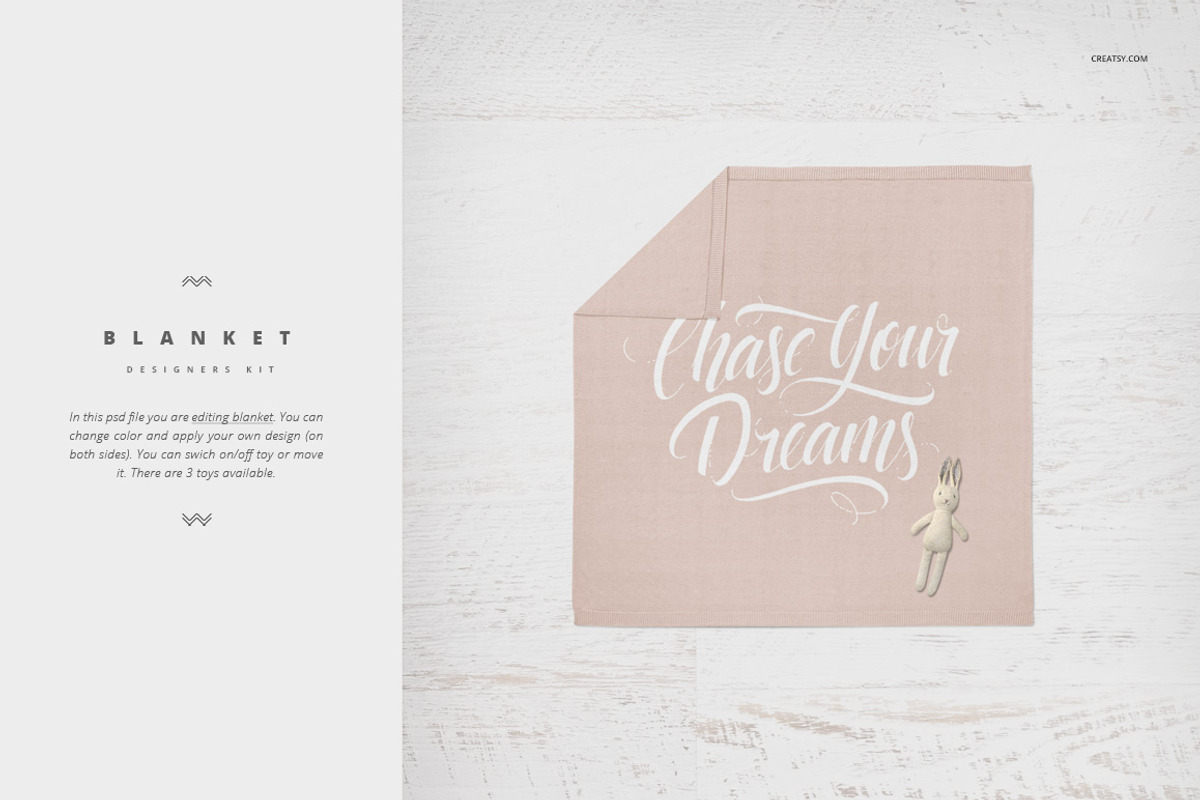 Crib Beddind Designers Kit Mockup, a Bottom Mockup by Creatsy (Photo 23 of 29)