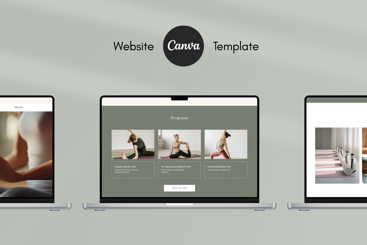 Yoga Pilates Studio Website Template, a Landing Page Template by batang (Photo 4 of 5)