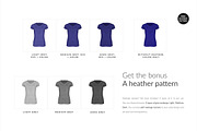 6x Women T-shirt Ghost Mock-ups Set, a Books & Magazine Mockup by Apparel_Mockups (Thumbnail 14 of 23)