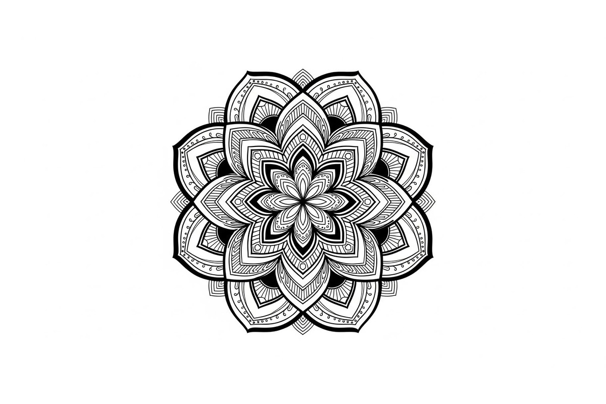 Mandala Flower SVG Bundle, an Illustration by Creativeshirt (Photo 12 of 31)