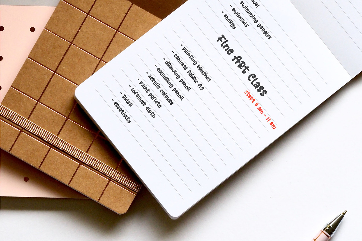 Mightkeys - Playful Display Font, a Handwritten Font by Krakenbox Studio (Photo 5 of 12)