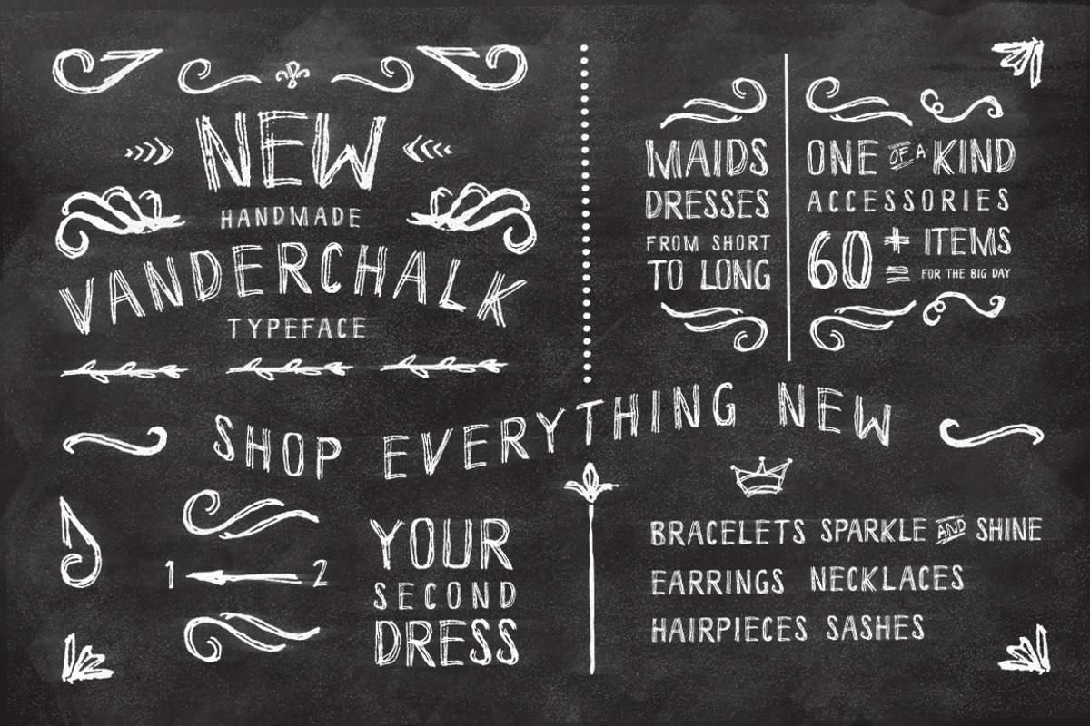 3 IN 1 Chalk Fonts Bundle + Extras, a Handwritten Font by StoricType (Photo 23 of 24)