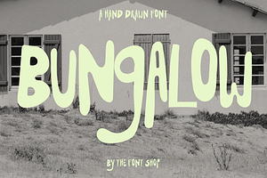 BUNGALOW HAND DRAWN FONT