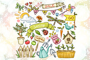 Gardening Illustrations Set, an Illustration by Dreaming_Lucy (Thumbnail 2 of 6)