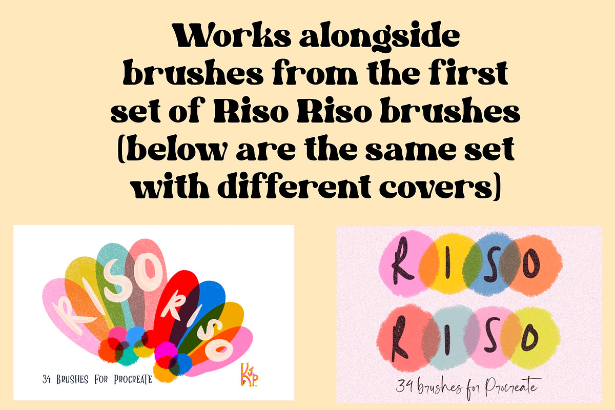Risograph Vol 2 - Procreate Brushes, a Brush Add-On by KJP Designs (Photo 11 of 13)