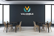 PSD Office Wall Logo Mockup, an Advertising Mockup by Ayy (Thumbnail 11 of 23)