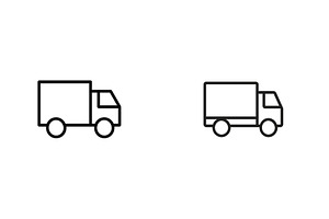 Different styles of delivery trucks, a Transportation Illustration by ZinetroN
