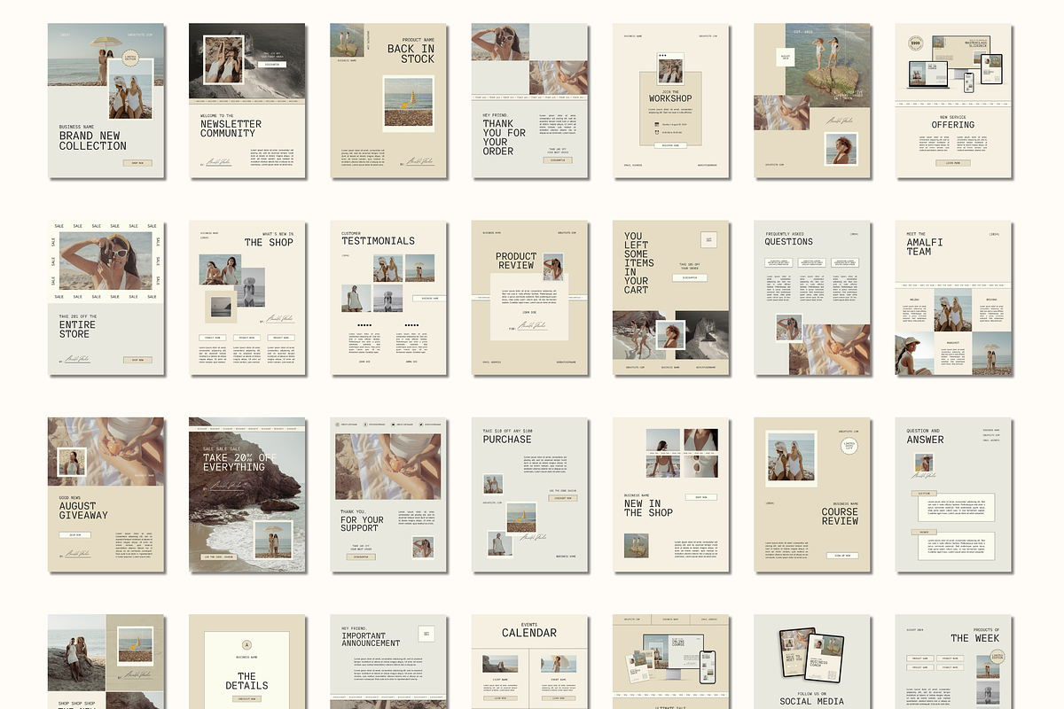 Email Marketing Newsletter Template, an Email Template by Branding Babe Co. (Photo 4 of 9)