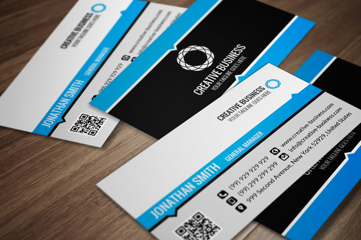 Corporate Business Card CM043, a Business Card Template by annozio (Photo 1 of 4)
