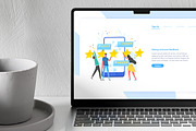 Customer feedback and rating concept, a Technology Illustration by Good Studio (Thumbnail 3 of 3)