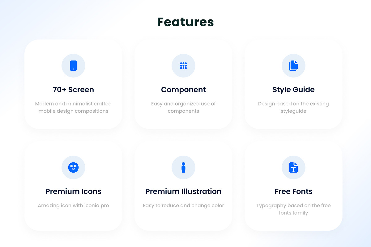 News Blue UI Kit, a Templates & Theme by Kawalan Studio (Photo 2 of 6)