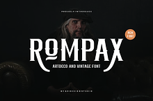 Rompax - Artdeco & Rustic Font