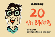 1950s Artist Brush Pack, a Brush Add-On by Guerillacraft (Thumbnail 4 of 6)