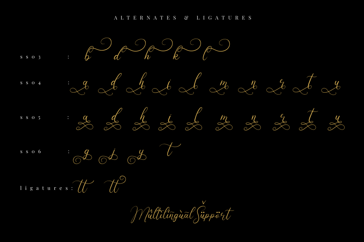Higanbana | Elegant Script Font, a Script Font by Rissyletter Studio (Photo 10 of 11)