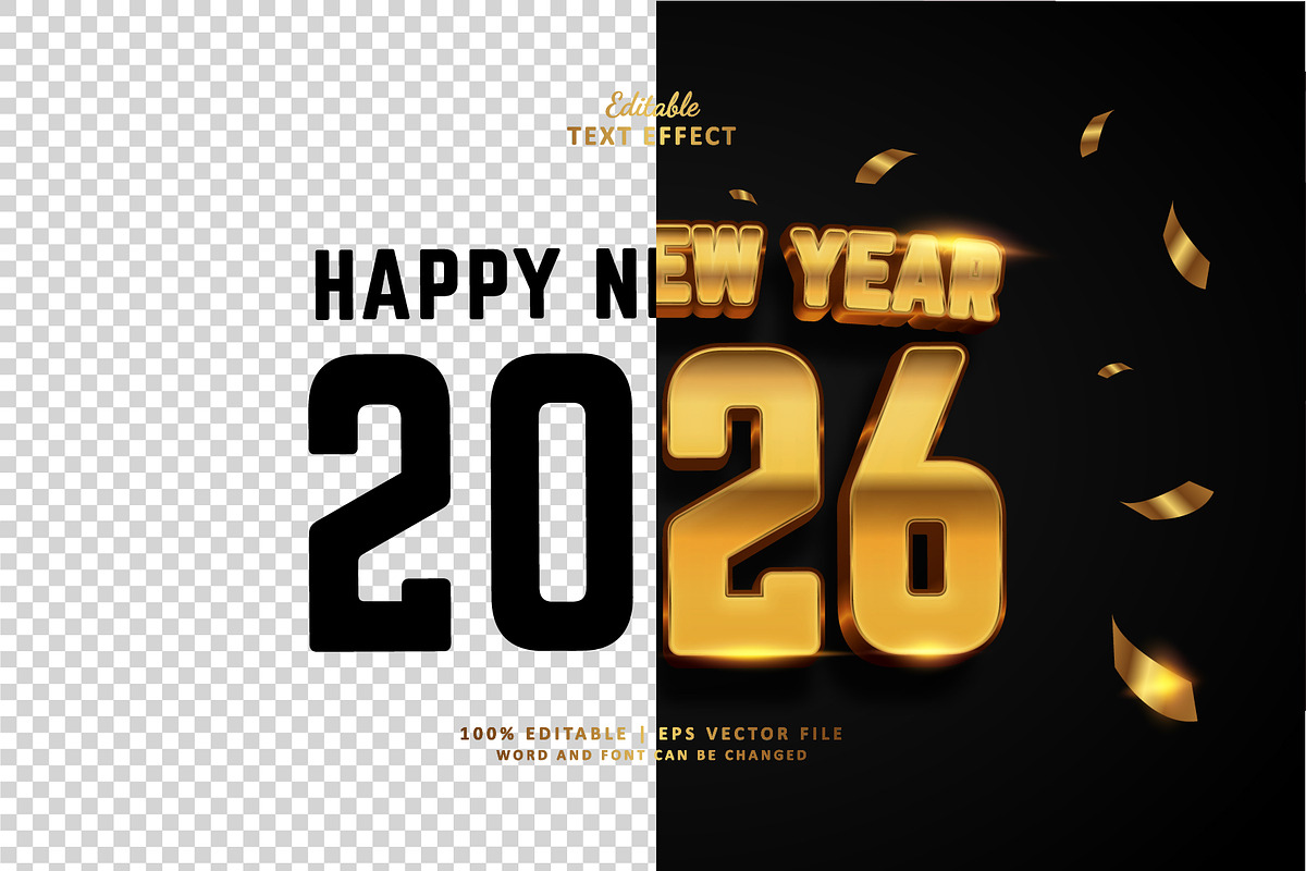 Text Effect 2026, a Layer Style Add-On by Navy Graphic (Photo 2 of 2)