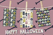 Halloween retro clipart purple, a Graphic by Natalia Gonzalez (Thumbnail 3 of 3)