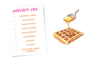 Watercolor Maple Syrup Clipart, an Illustration by Watercolor design (Thumbnail 8 of 12)