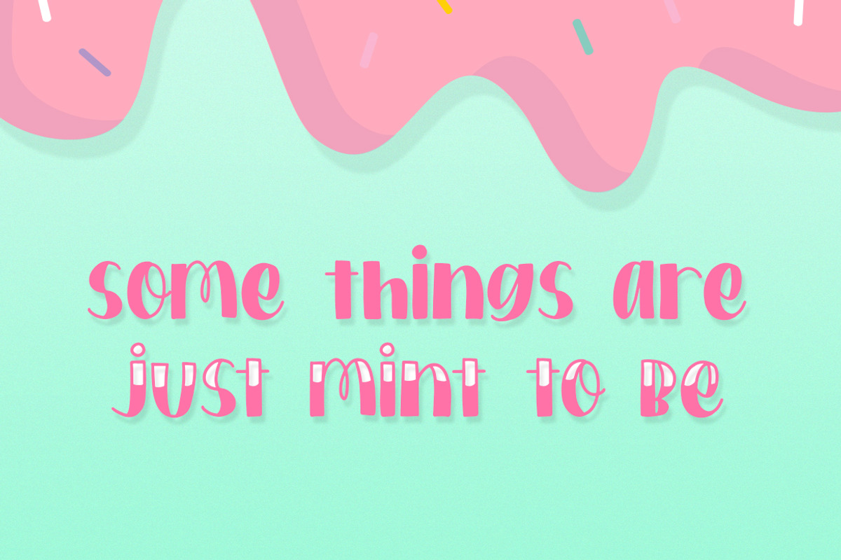 Ice Cream Sundae Font Duo, a Font by Salt & Pepper Designs (Photo 2 of 7)