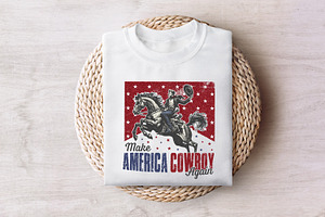 Make America Cowboy Again PNG, Weste